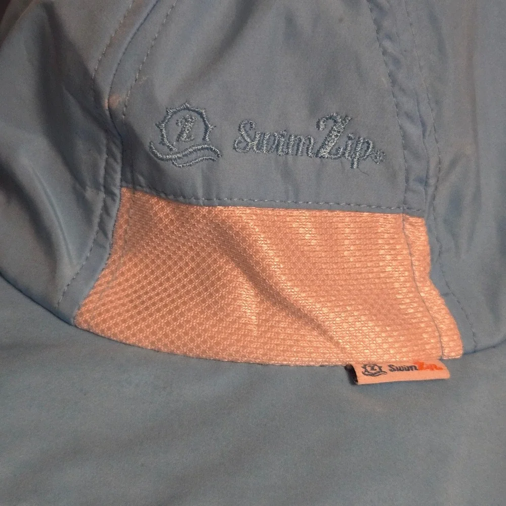 SwimZip Sun Hat 8-14Y Kids‎ Blue Beach Gear UPF 50 Summer  Adjustable Wide Brim